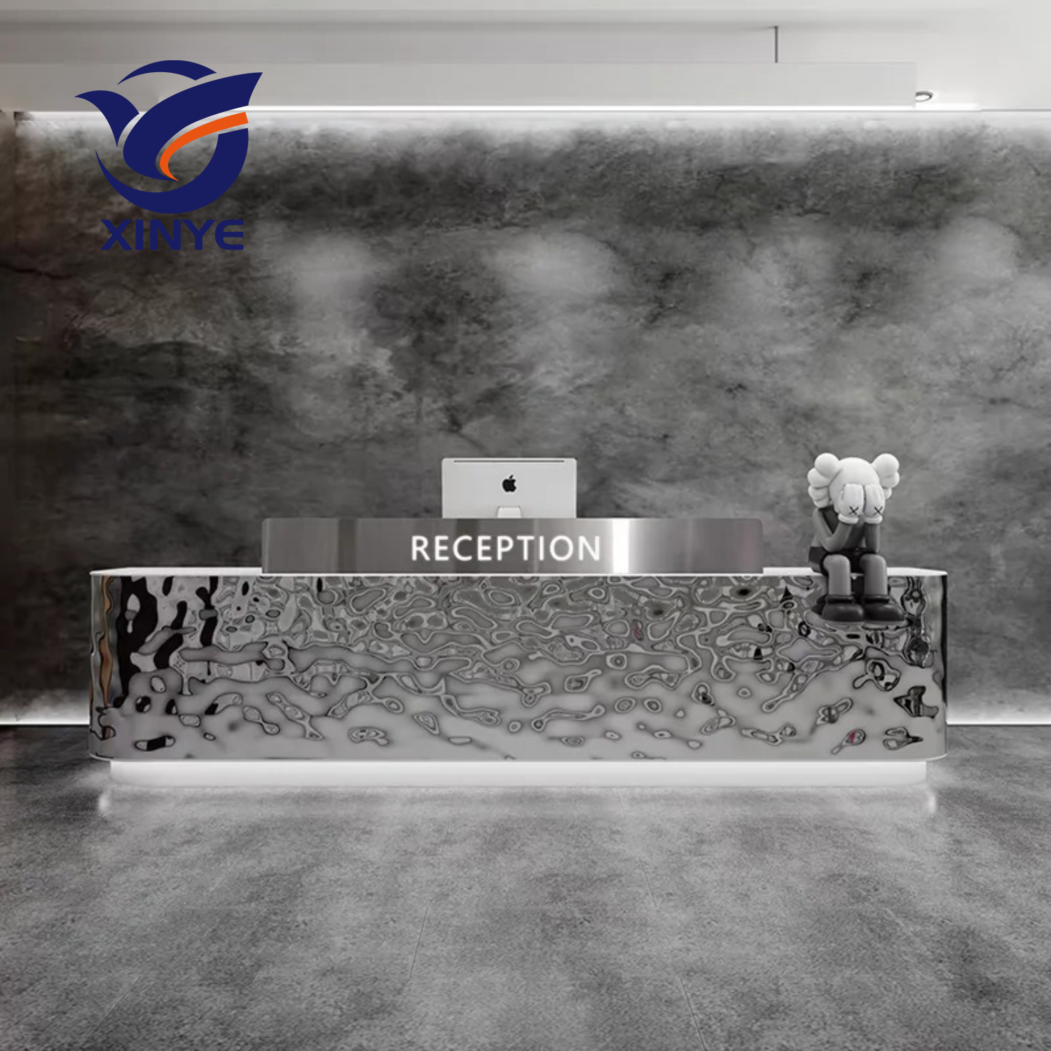 Water ripple stainless steel bar