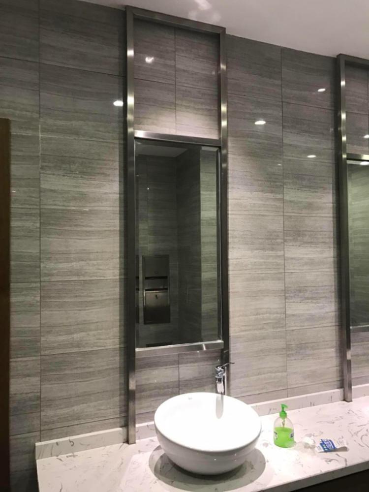 Stainless steel mirror frame 012