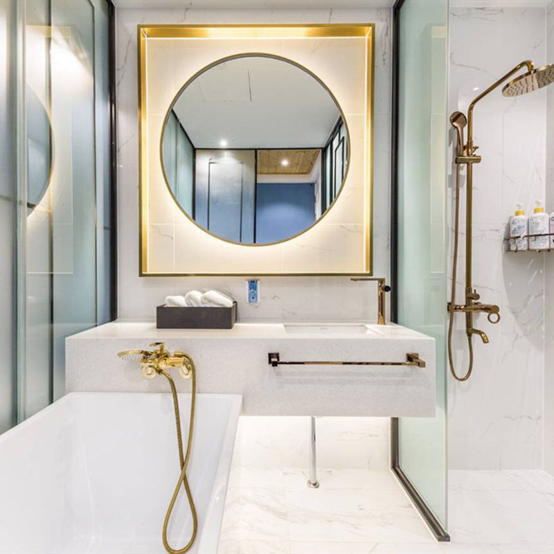 Stainless steel mirror frame 014