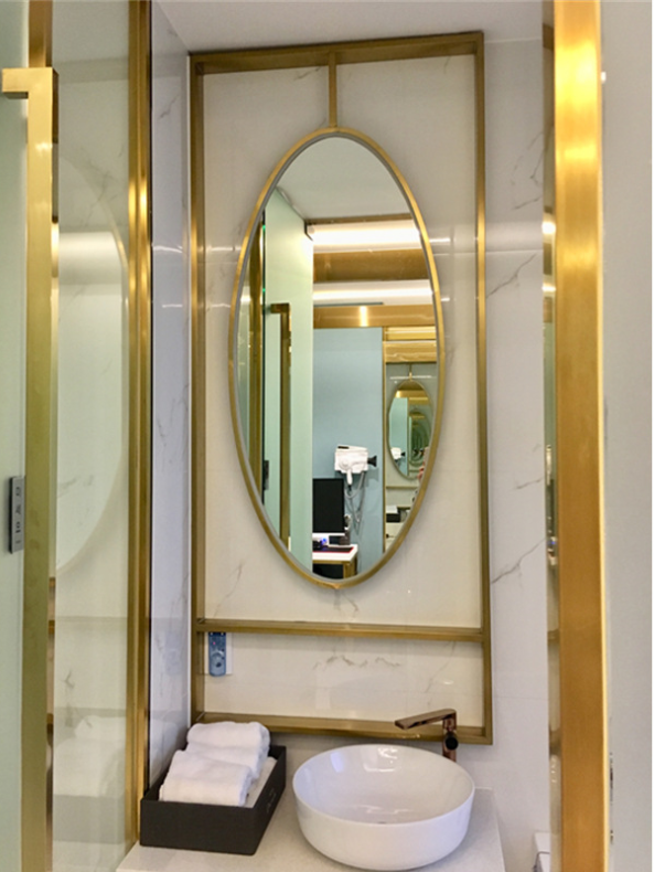 Stainless steel mirror frame 015