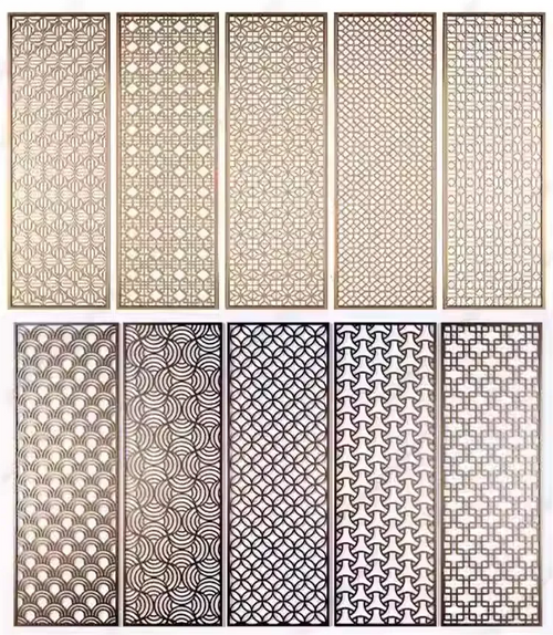 Aluminum carving screen 001