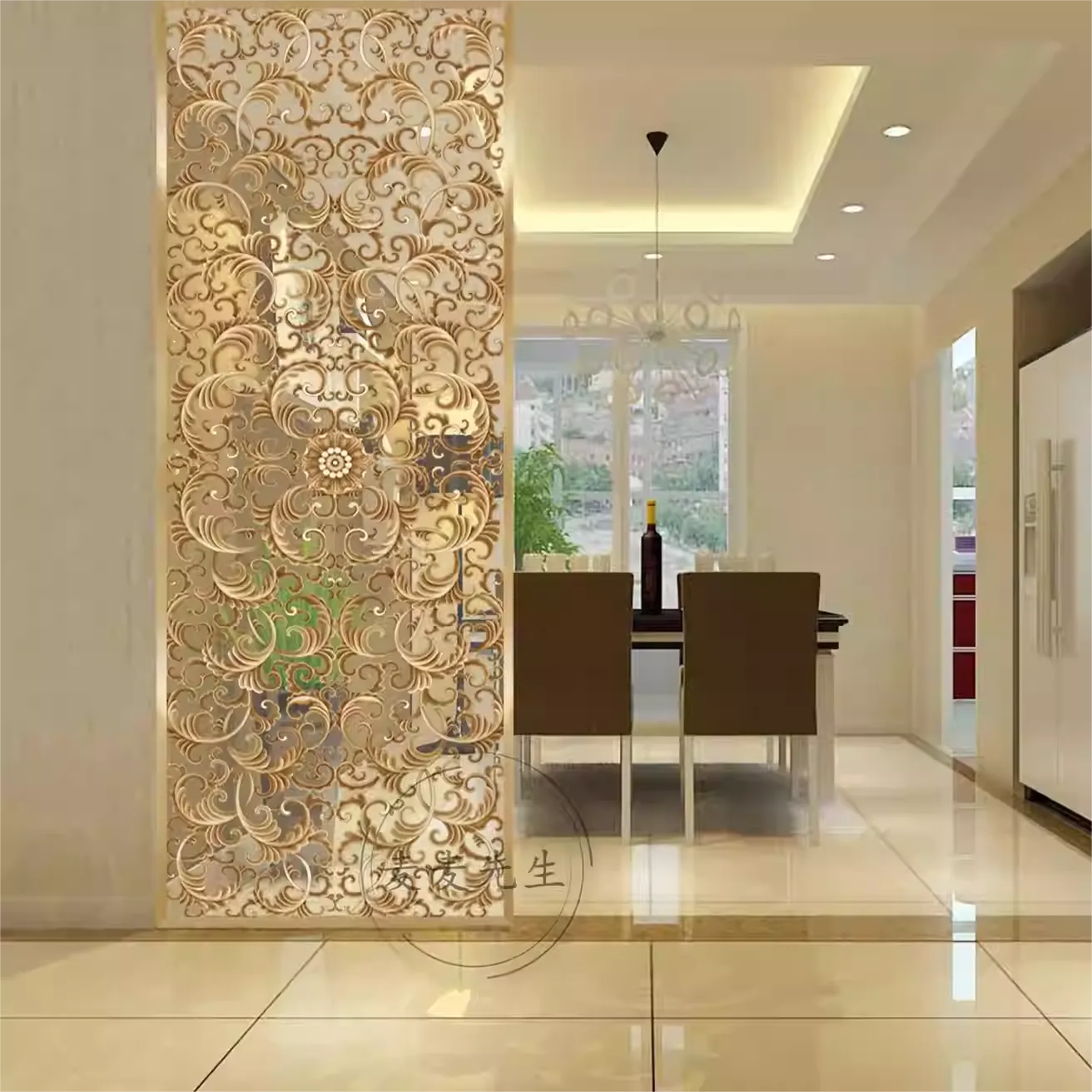 Aluminum carving screen 004