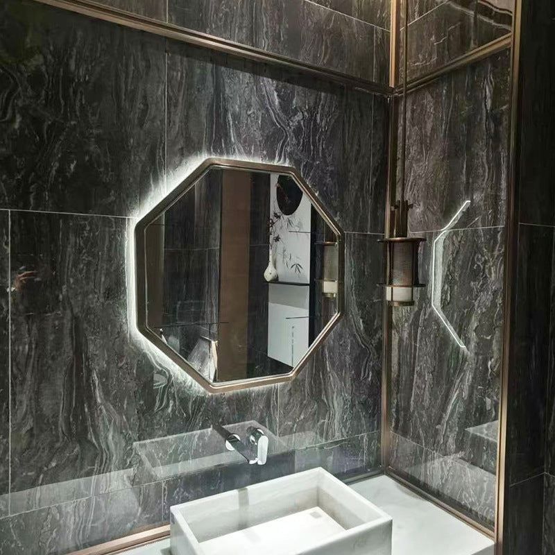 Stainless steel mirror frame 019