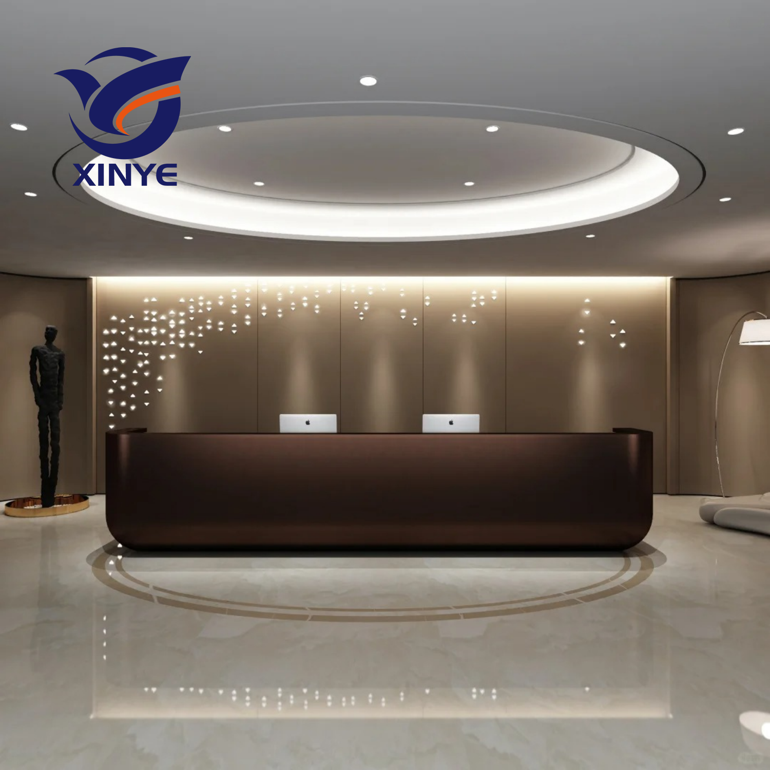 Dark copper stainless steel bar