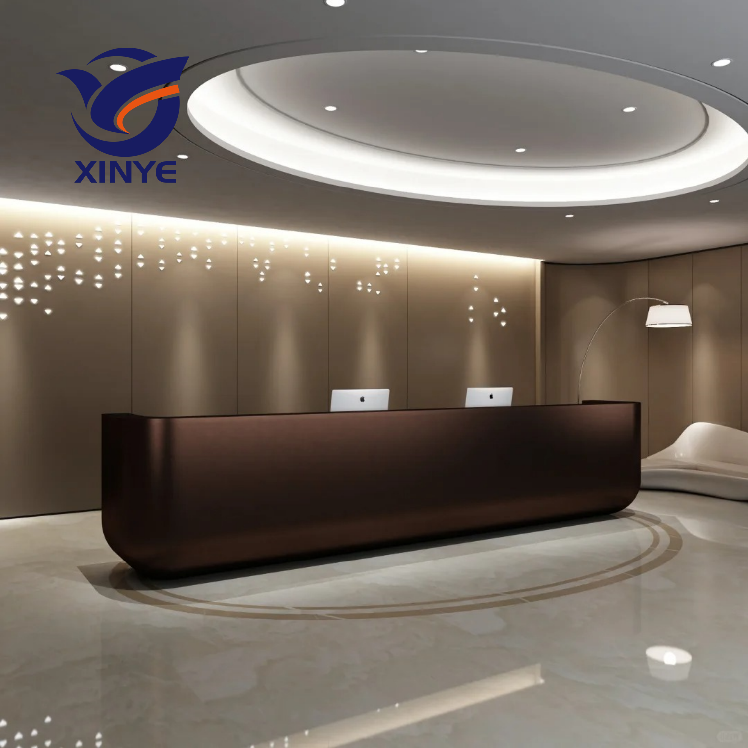 Dark copper stainless steel bar