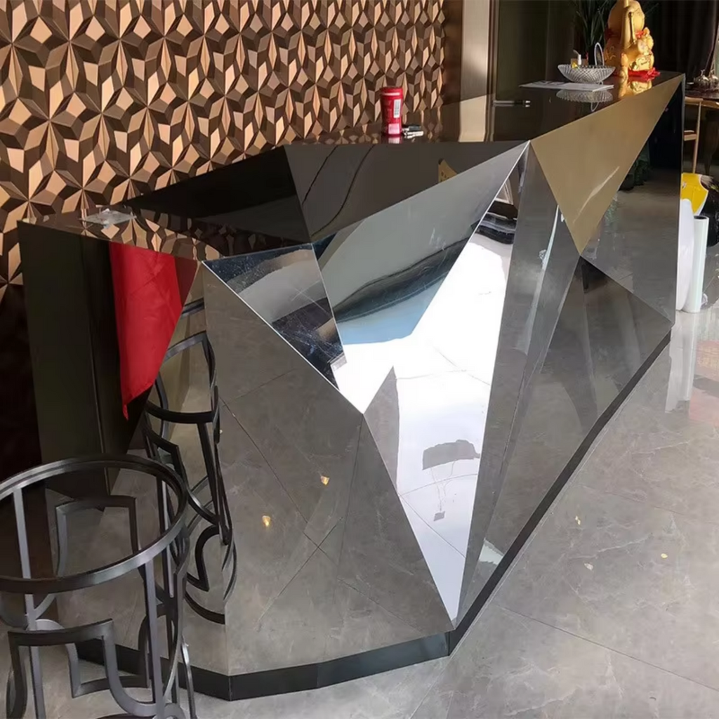 Ergot Bar - Stainless Steel Custom Bar Modern Design | New Leaf Metal