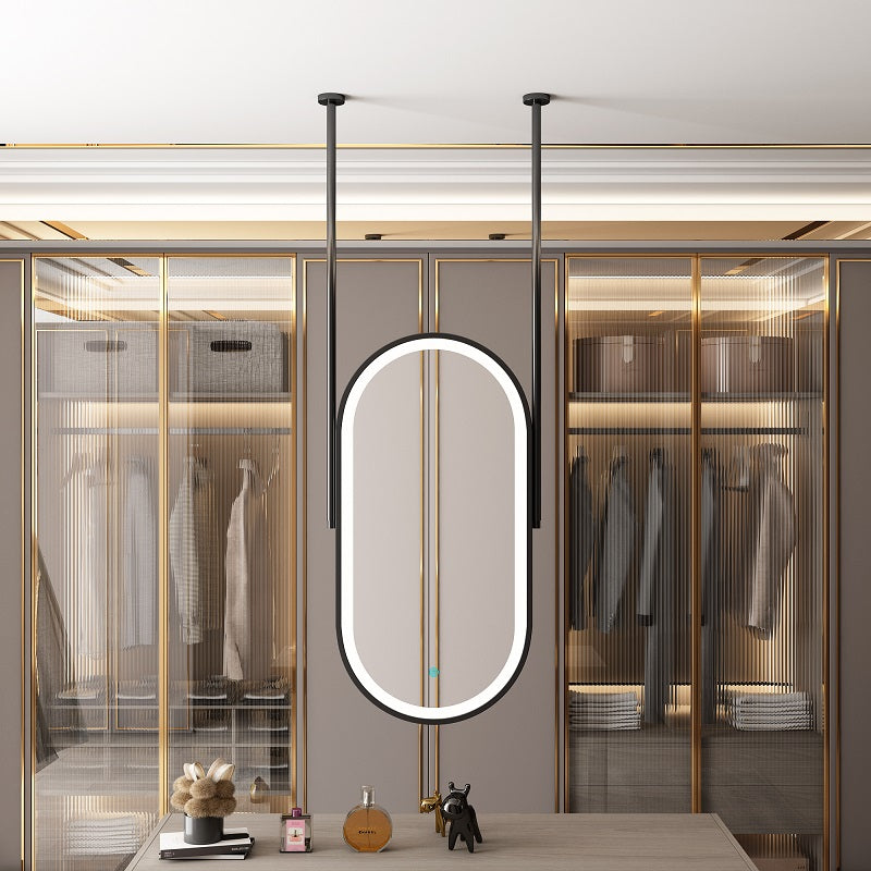 Stainless Steel Mirror Frame 027 - Custom Made High-End Decorative Mirror Frames | New Leaf Metal