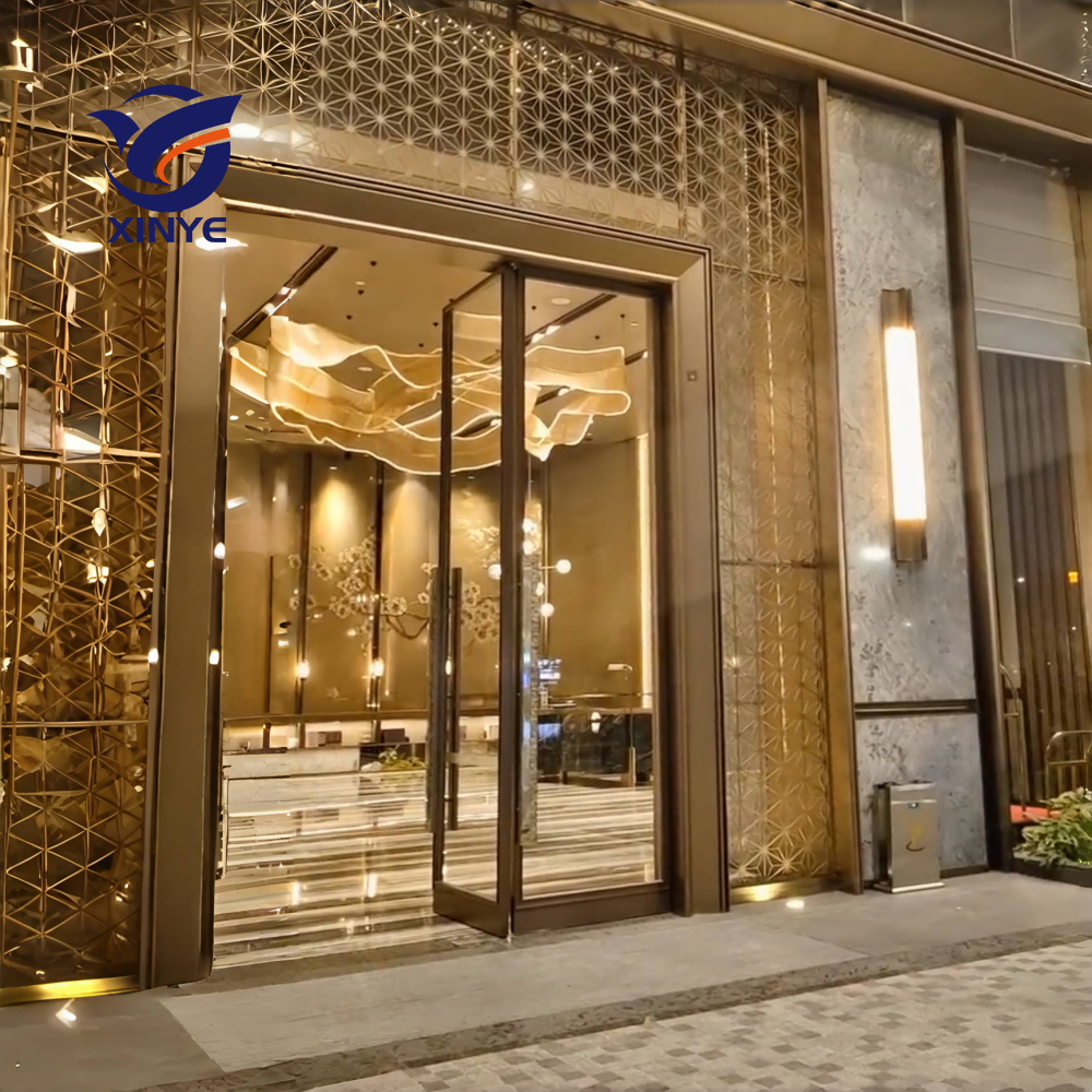 Stainless steel folding door 007