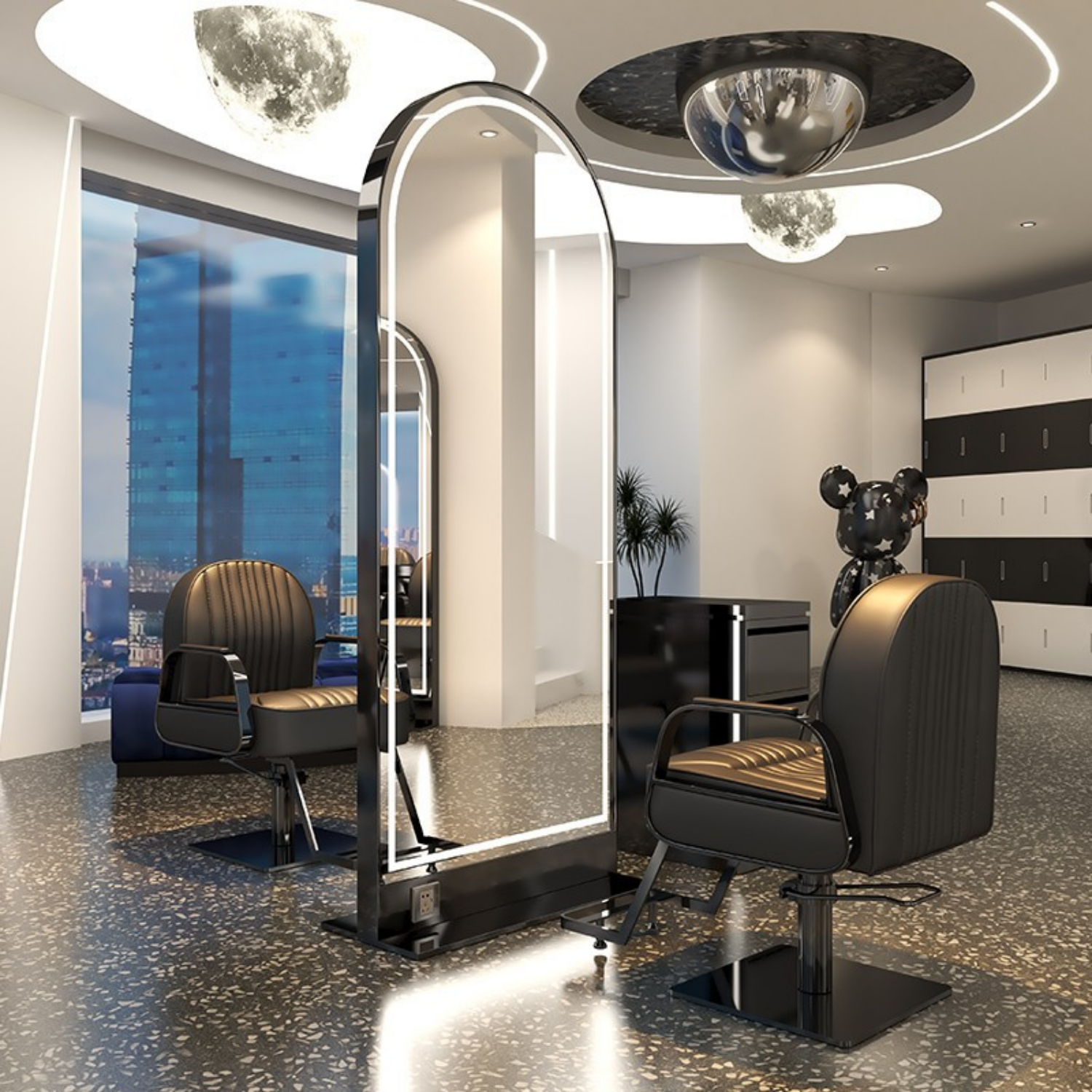 Stainless Steel Mirror Frames - Custom Modern Decorative Mirror Frames | New Leaf Metal Crafts