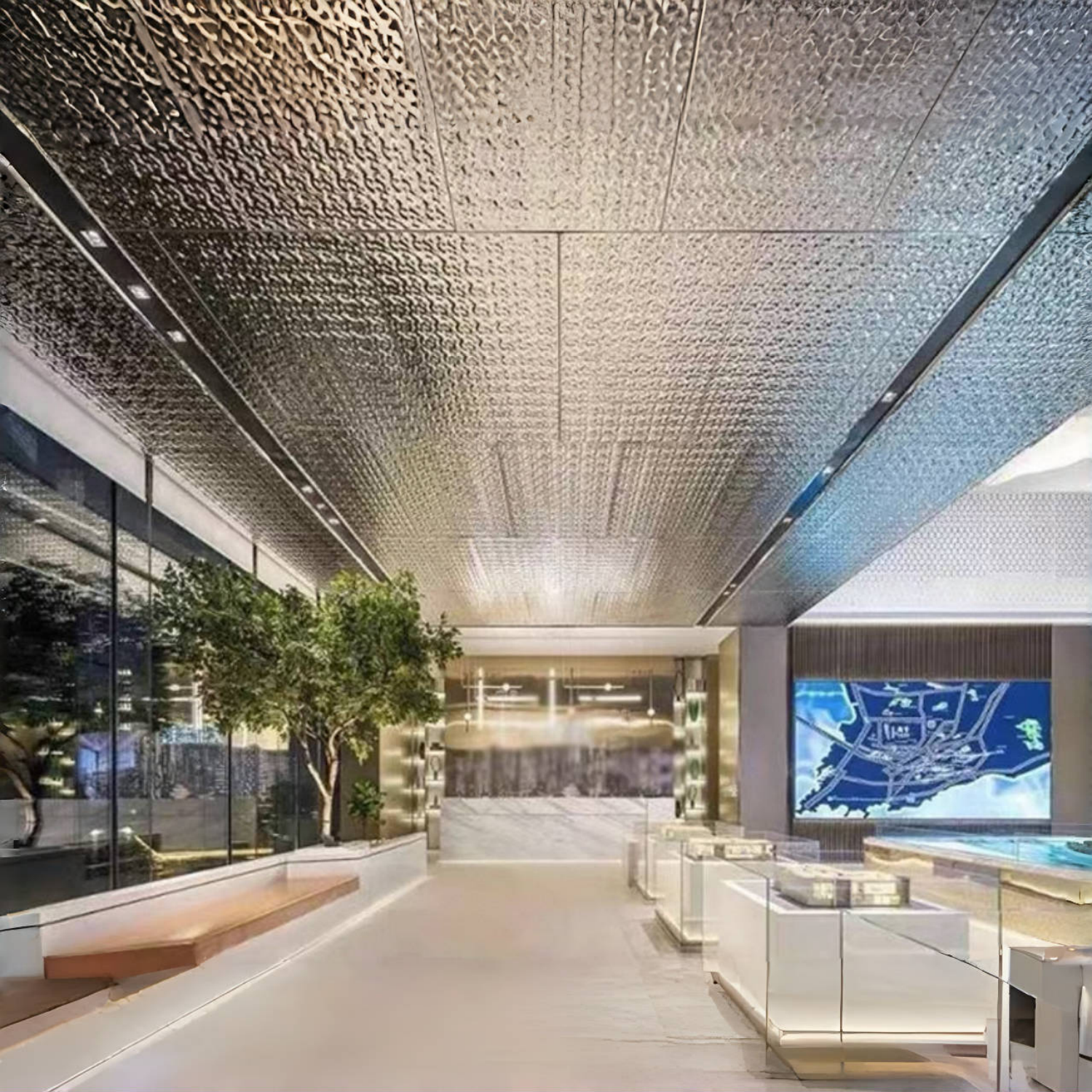 Water corrugated honeycomb panel