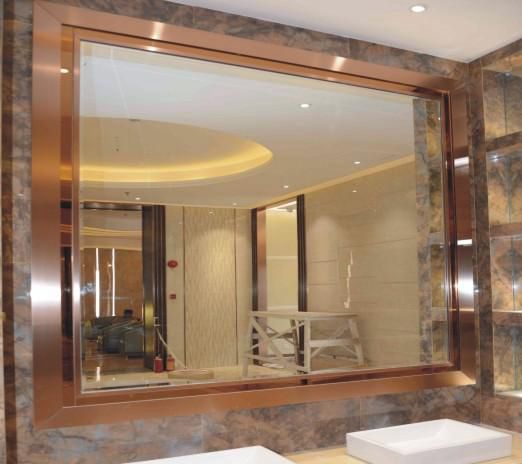 Stainless steel mirror frame 009